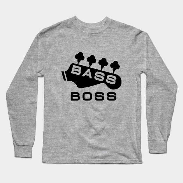 Bass Boss Long Sleeve T-Shirt by TMBTM